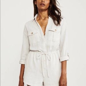 Abercrombie and Fitch linen romper